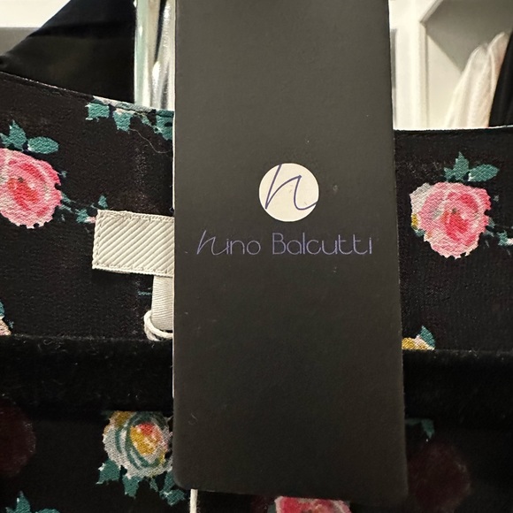 Boden yolk black floral midi dress sz 4 - Picture 4 of 7